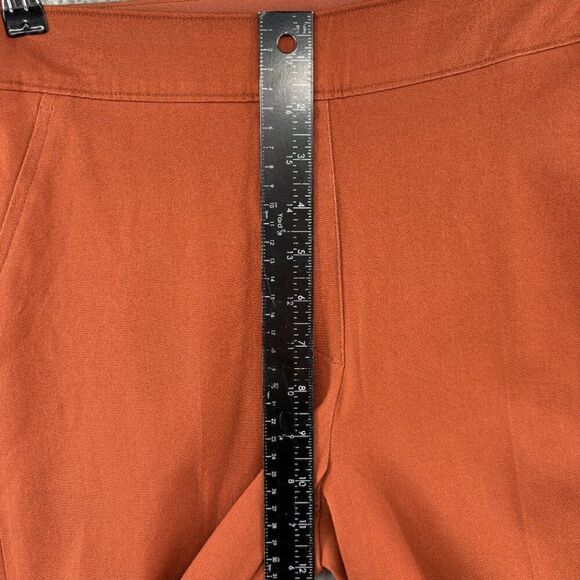 Spanx Womens On The Go Ankle Slim Straight Pants Bronze Glow Size Medium - Picture 6 of 15